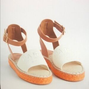 New H&M Embroidery-detailed Espadrilles